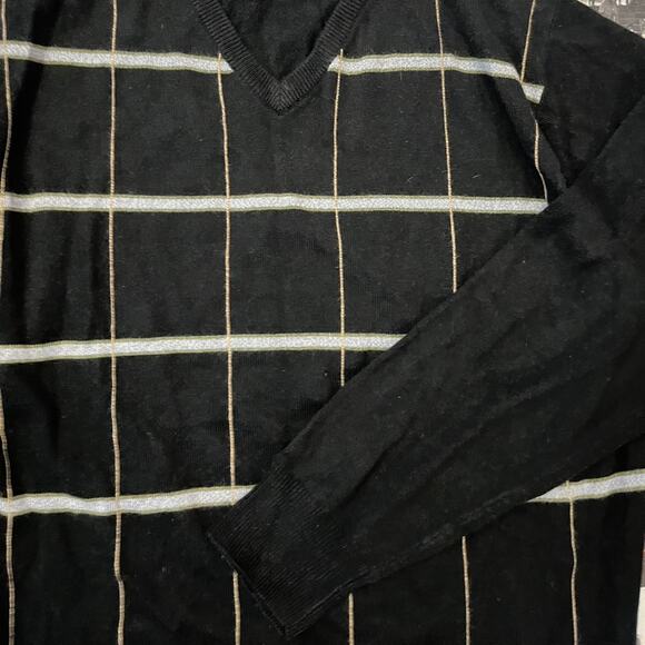 Plaid Docekers pullover mens sweater black - Picture 3 of 6